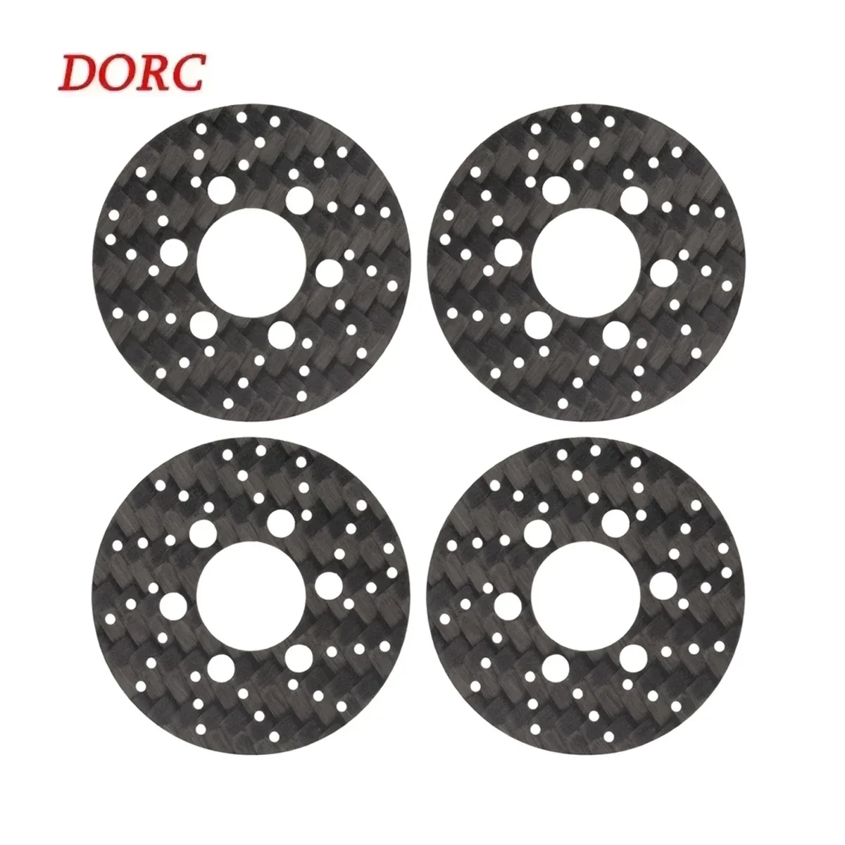 Rc Crawler Beadlock Wheels 1.9 2.2 - 4.5g/세트 탄소 섬유 브레이크 로터는 SLW
