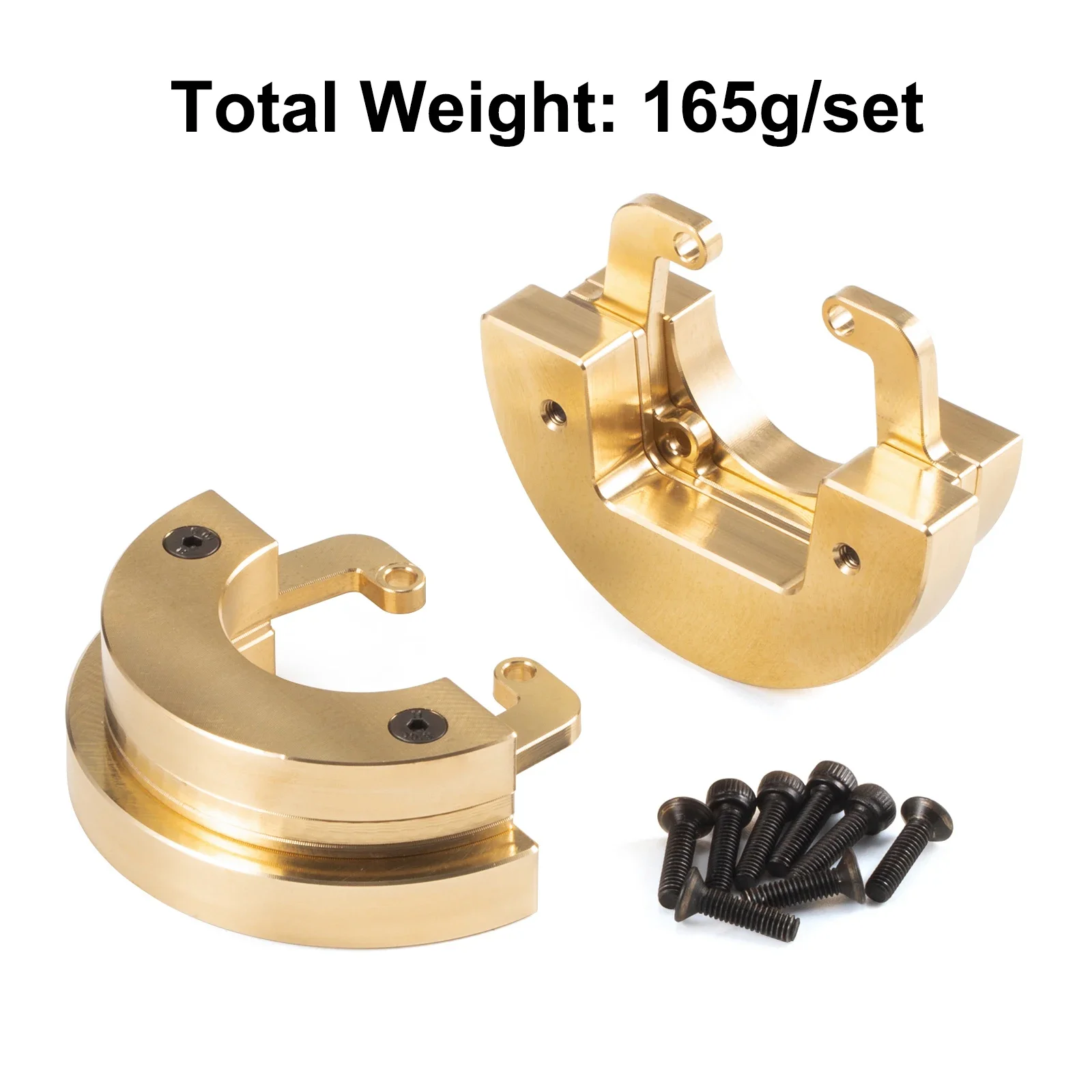 Portal Axle Metal Set Scx10 - 분리형 황동 무게추 세트, 낮은 무게