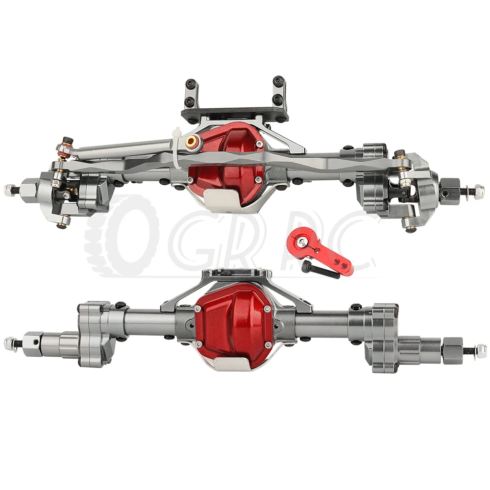 Portal Axle Metal Set Scx10 - CNC 금속 합금 1:10 전방 및