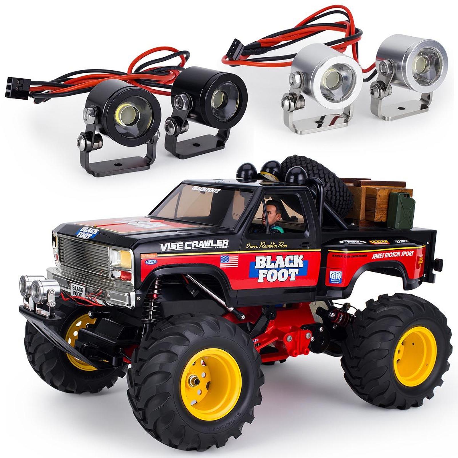 Rc Crawler Led Light Kit Controller - 2개 RC 자동차 라이트 밝은 헤드라이트