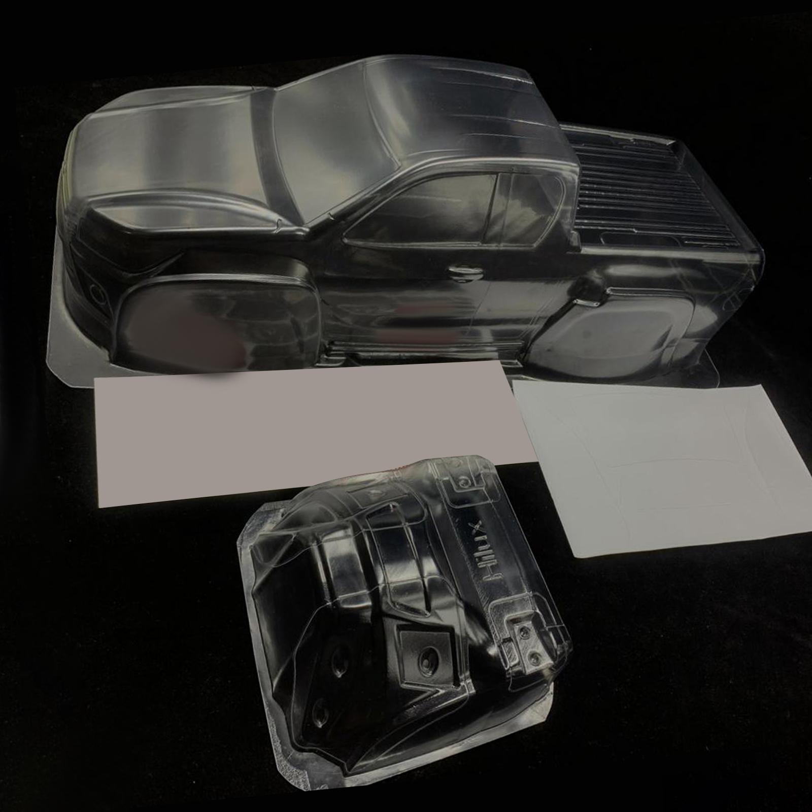Rc Crawler Body Shell Clear 313Mm - 12.32인치 휠베이스 바디 쉘 DIY RC
