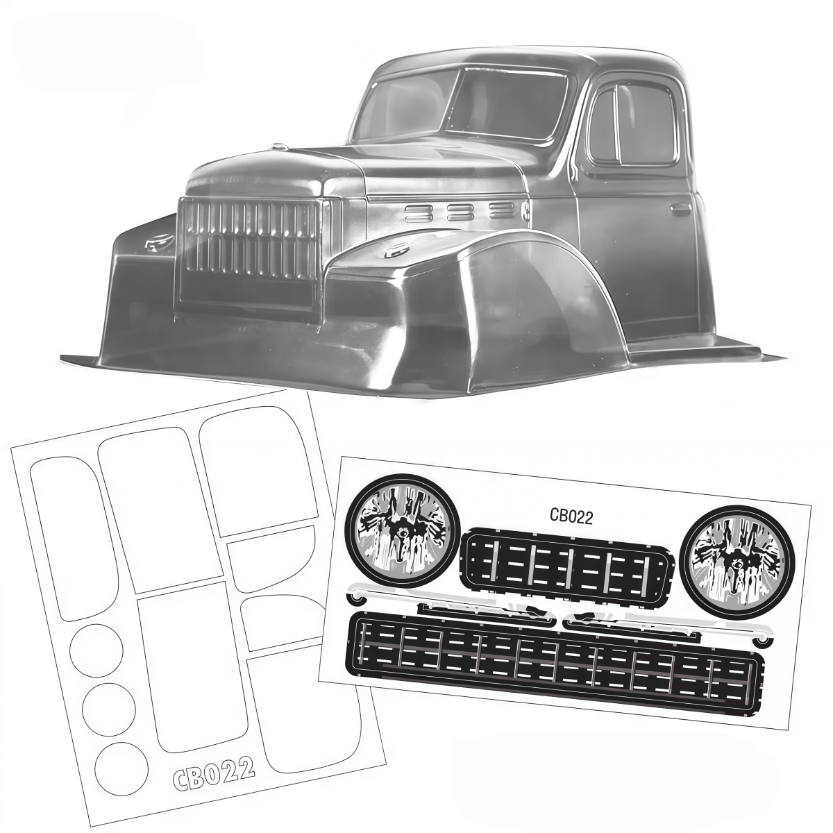 CB022 1/10 크롤러 트럭 투명 PC 바디 쉘 3 - Rc Crawler Body Shell Clear 313Mm 리뷰 및 가격