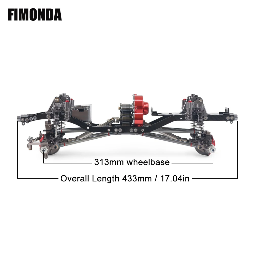 FIMONDA 1/10 RC 크롤러 금속 섀시 키트,  - Metal Chassis Frame Rc Crawler 리뷰 및 가격