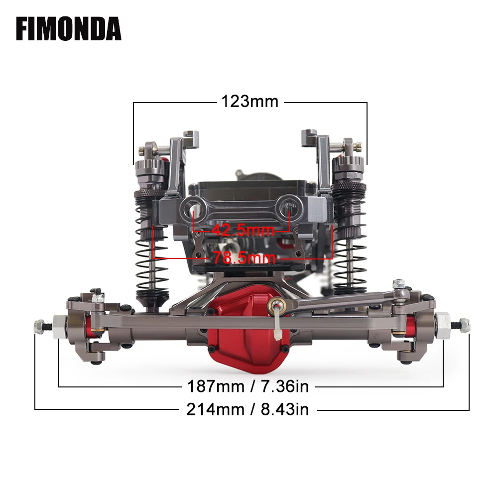 FIMONDA 1/10 RC 크롤러 금속 섀시 키트,  - Metal Chassis Frame Rc Crawler 리뷰 및 가격
