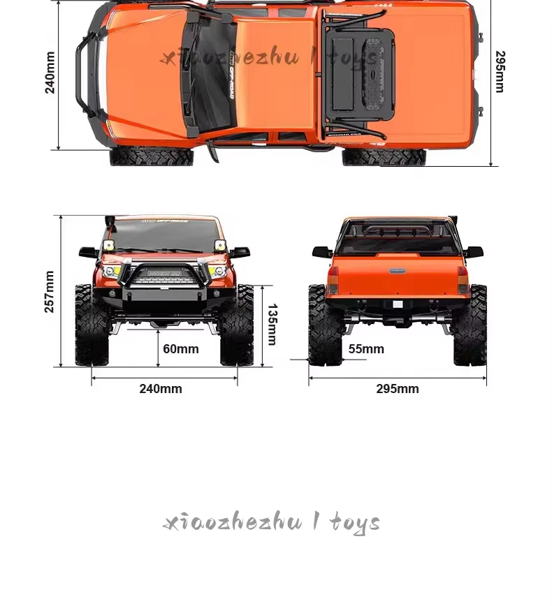 1/8 4륜구동 브러시리스 RC카 MJX DFR-03  - Rc Rock Crawler Rtr Brushless 리뷰 및 가격