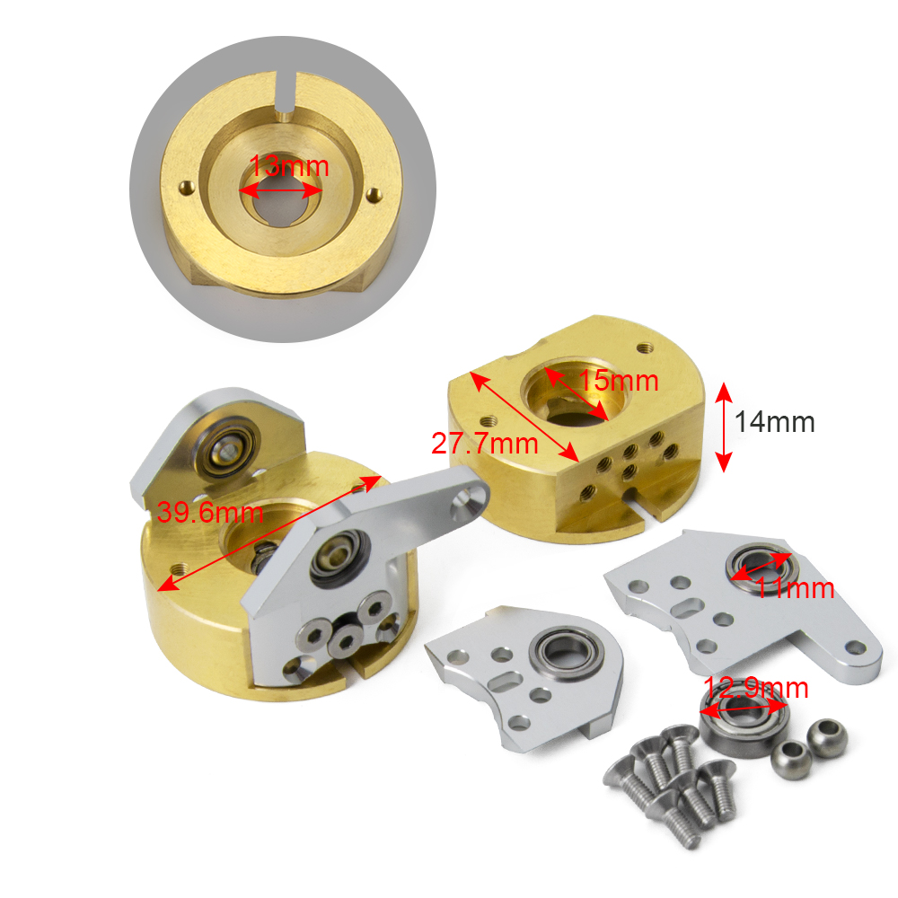 AXSPEED 포털 드라이브 하우징 황동 카운터 웨이트 - Rc Crawler Brass Upgrade Parts Weight 리뷰 및 가격