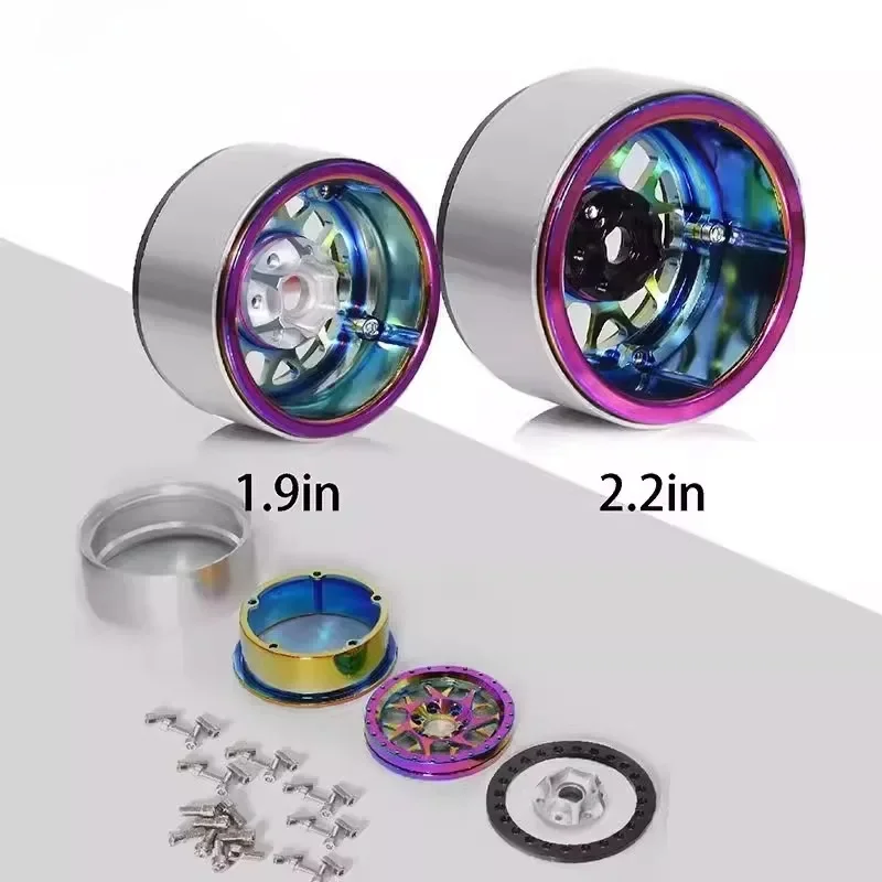 4개입 레인보우 1.9/2.2 비드락 휠 림 컬러풀 알 - Rc Crawler Beadlock Wheels 1.9 2.2 리뷰 및 가격