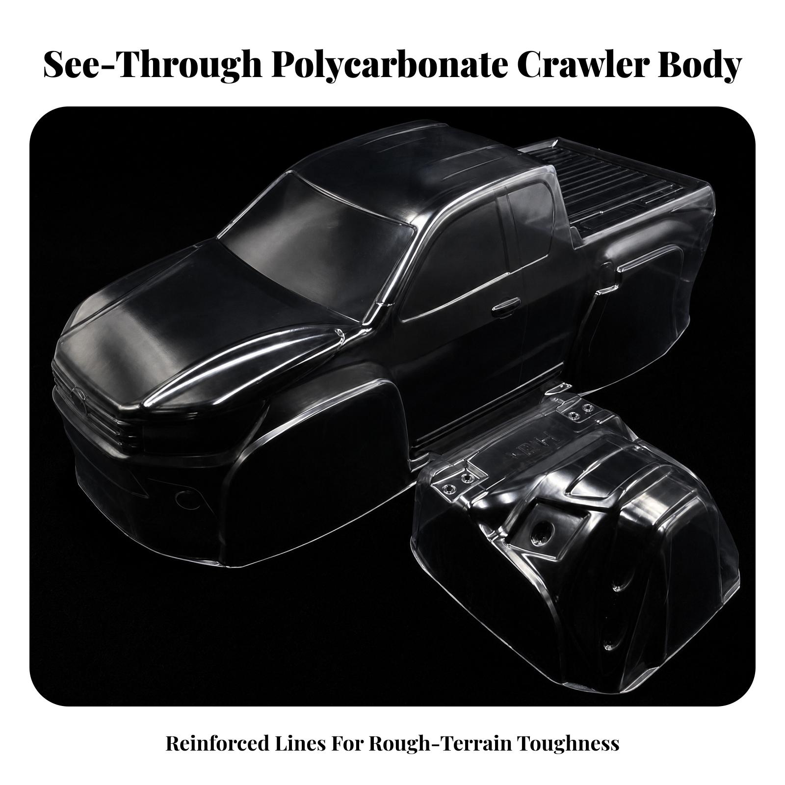 RC 크롤러 차량용 폴리카보네이트 차체 덮개, 313m - Rc Crawler Body Shell Clear 313Mm 리뷰 및 가격
