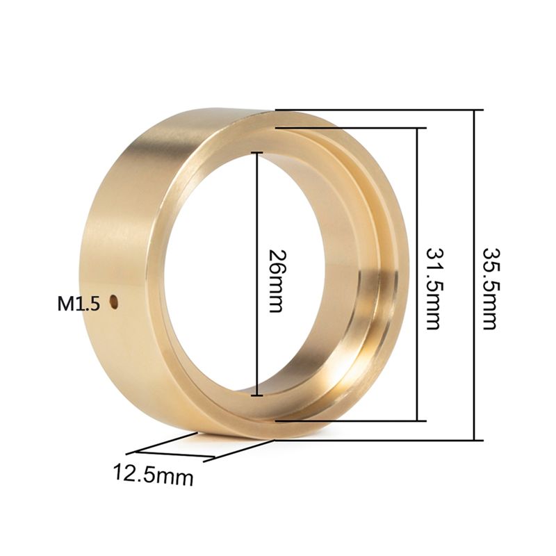 ABPF 4PC 140G 황동 1.0인치 비드락 휠 림 - Rc Crawler Brass Upgrade Parts Weight 리뷰 및 가격