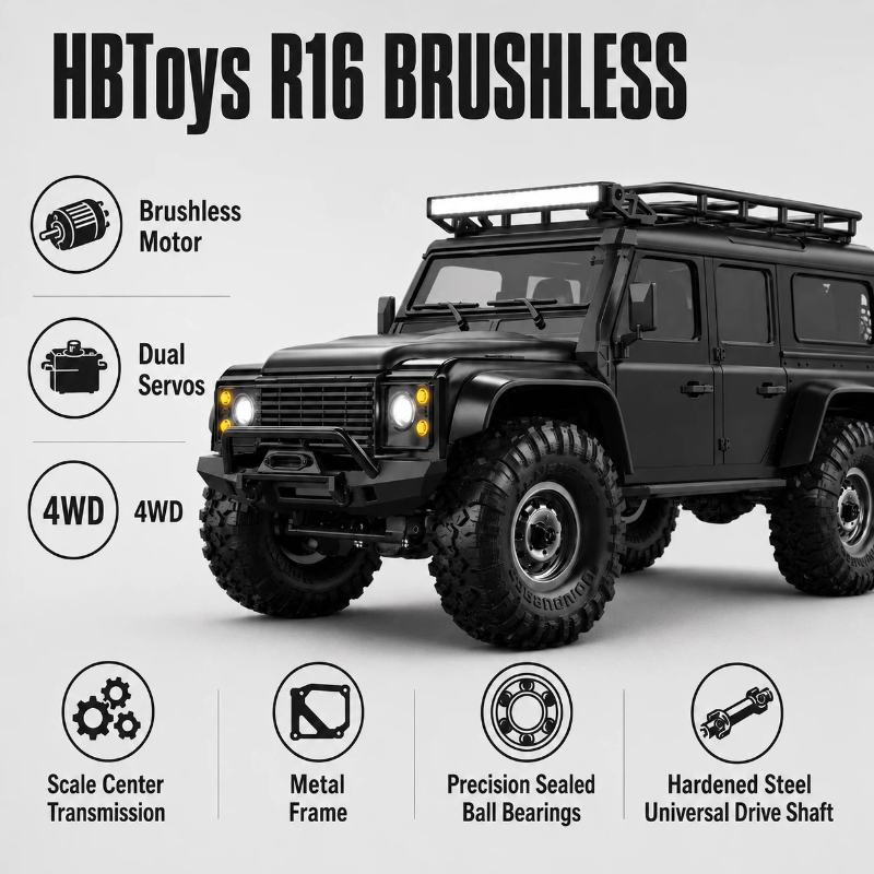 황보 R16 1/16 공장 브러시리스 RC 락 크롤러  - Rc Rock Crawler Rtr Brushless 리뷰 및 가격