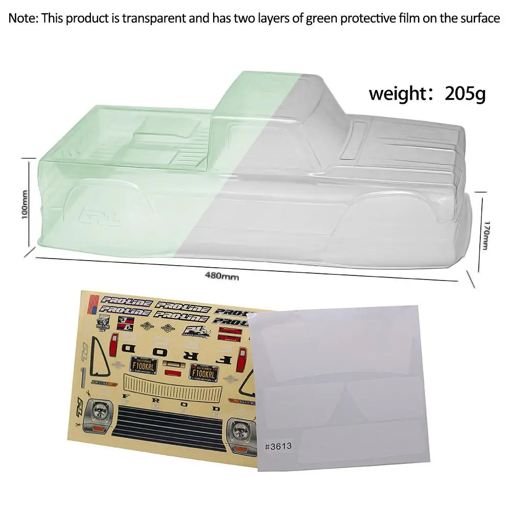 12.3인치(313mm) 휠베이스 클리어 픽업 바디 쉘 - Rc Crawler Body Shell Clear 313Mm 리뷰 및 가격