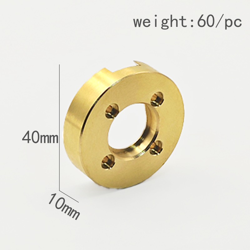 황동 웨이트 블록 범용 섀시 아머 확장 커플러 브리지스 - Rc Crawler Brass Upgrade Parts Weight 리뷰 및 가격