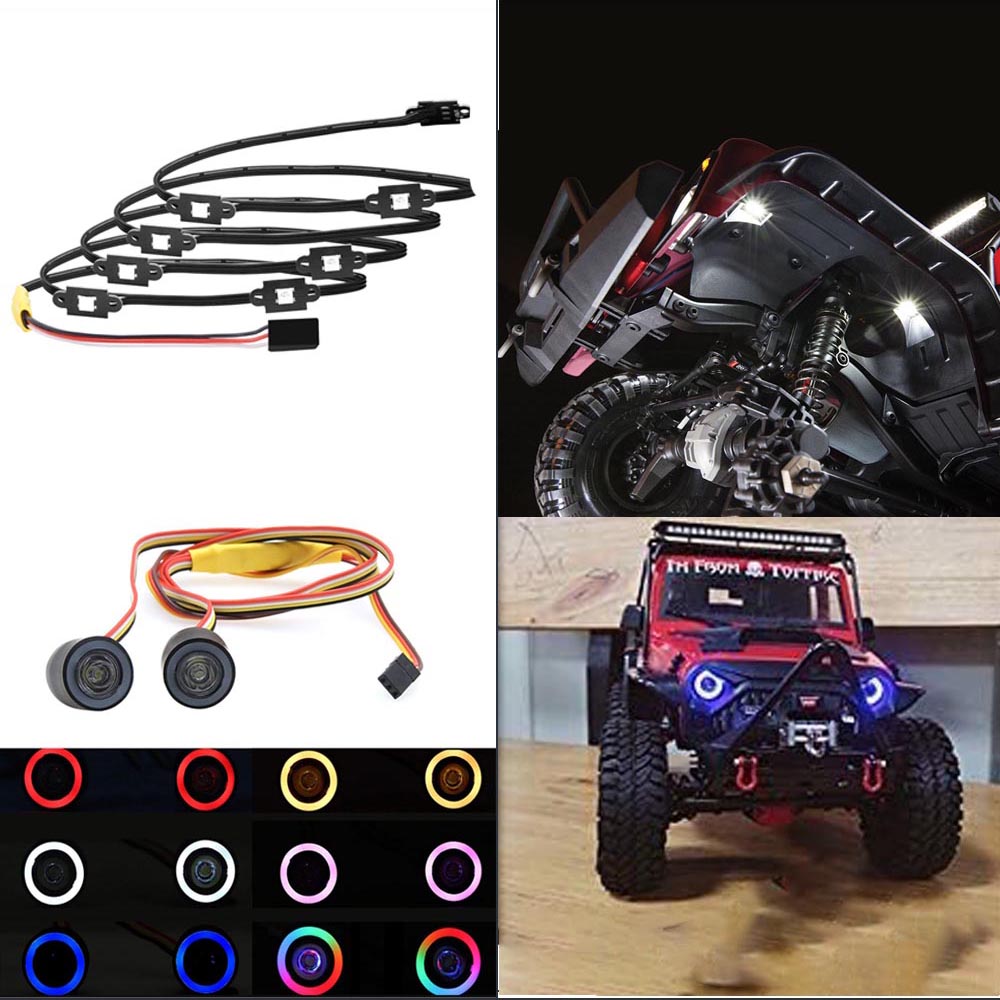 OGRC LED 라이트 키트 헤드라이트 엔젤 아이즈(트 - Rc Crawler Led Light Kit Controller 리뷰 및 가격