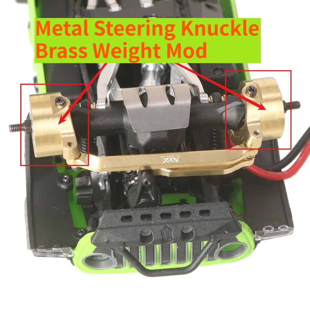 RC 크롤러 자동차용 금속 스티어링 너클, 황동 무게추 - Rc Crawler Brass Upgrade Parts Weight 리뷰 및 가격