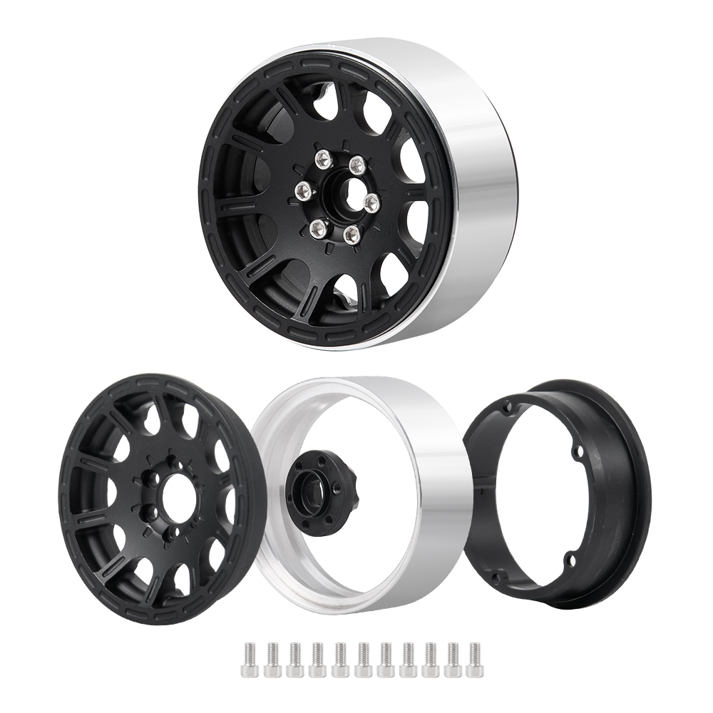 AXSPEED 합금 금속 비드락 휠 림, RC 크롤러  - Rc Crawler Beadlock Wheels 1.9 2.2 리뷰 및 가격