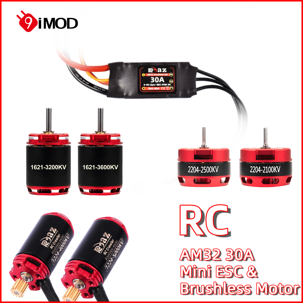 9IMOD 브러시리스 ESC 모터 콤보 AM32 30A - Brushless Motor Esc Combo Rc Crawler 리뷰 및 가격