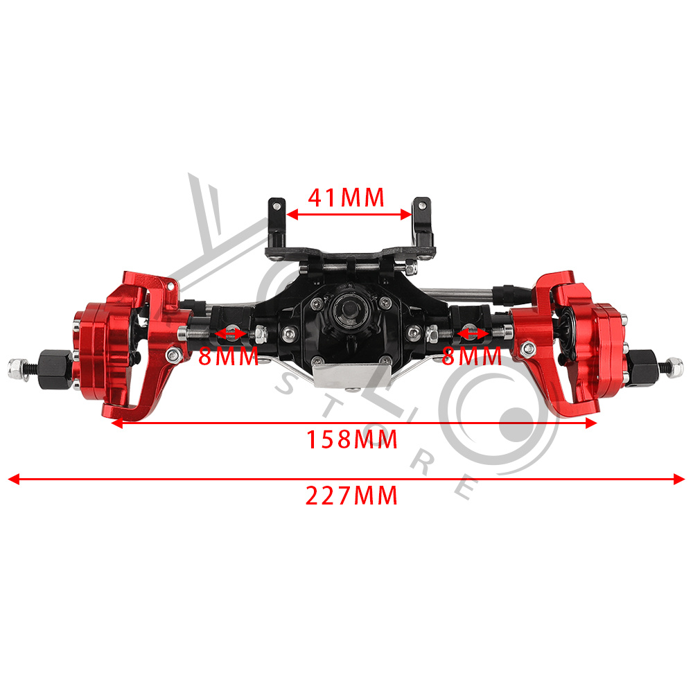 SCX10 II 1/10 RC 크롤러용 금속 다이아몬드 - Portal Axle Metal Set Scx10 리뷰 및 가격