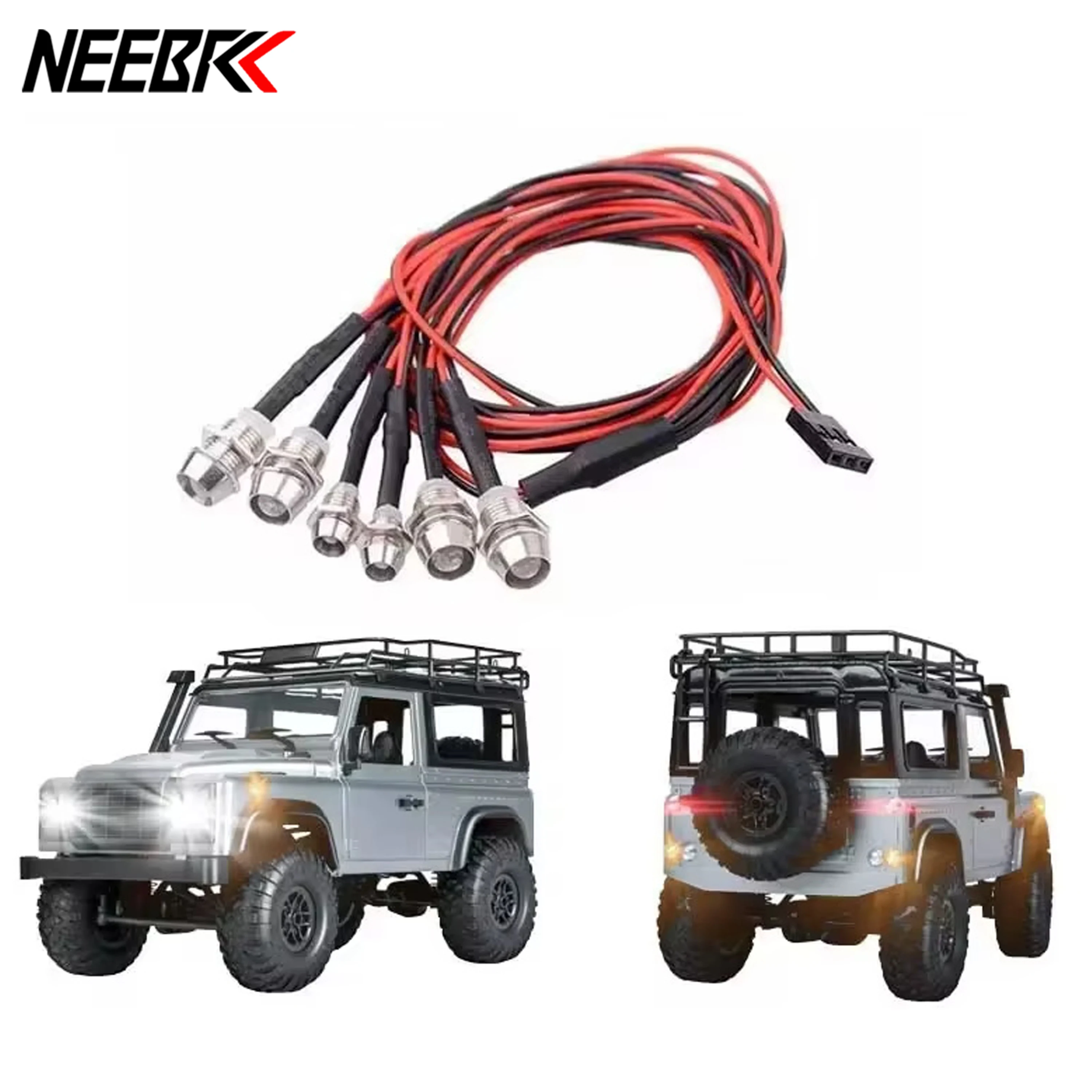 RC LED 라이트 키트 헤드 램프 1/10 1/8 1 - Rc Crawler Led Light Kit Controller 리뷰 및 가격