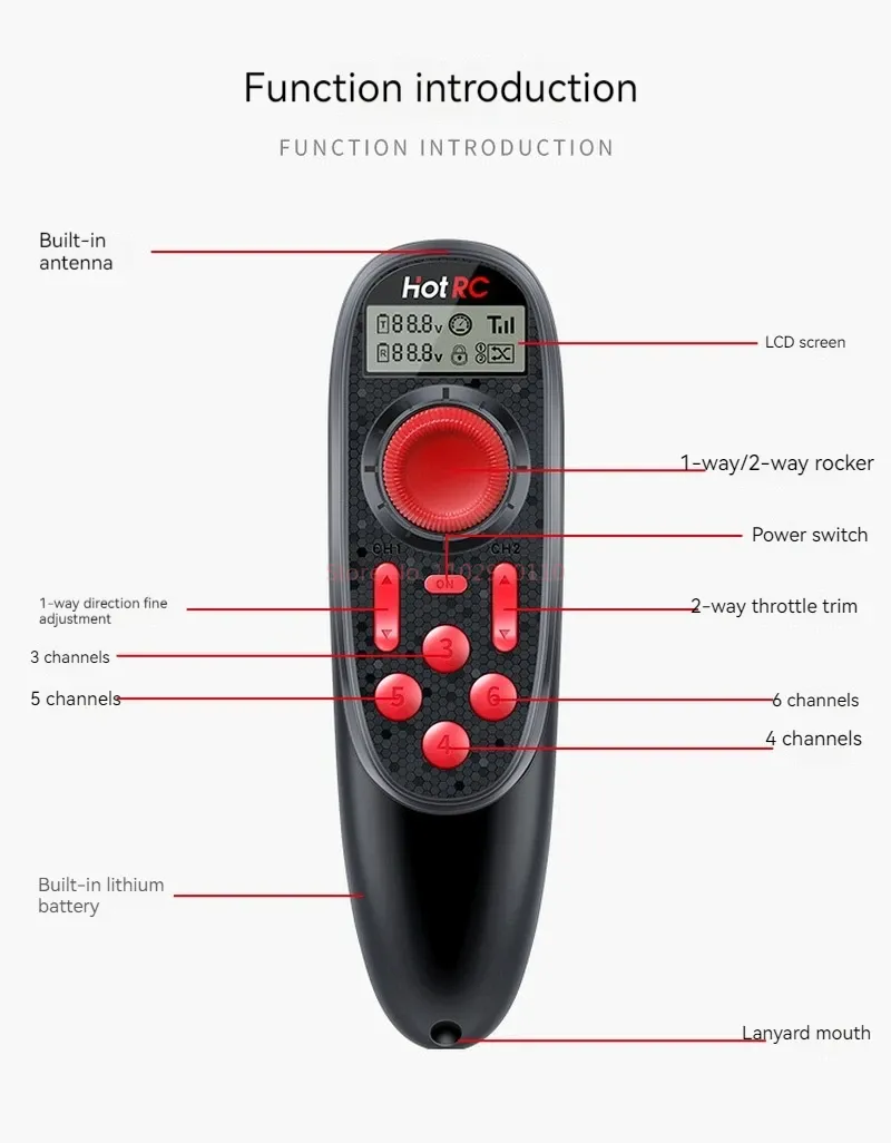 Hotrc DS-600 6CH 2.4GHz 무선 시스템 - Rc Car Transmitter Receiver 6 Channel 리뷰 및 가격