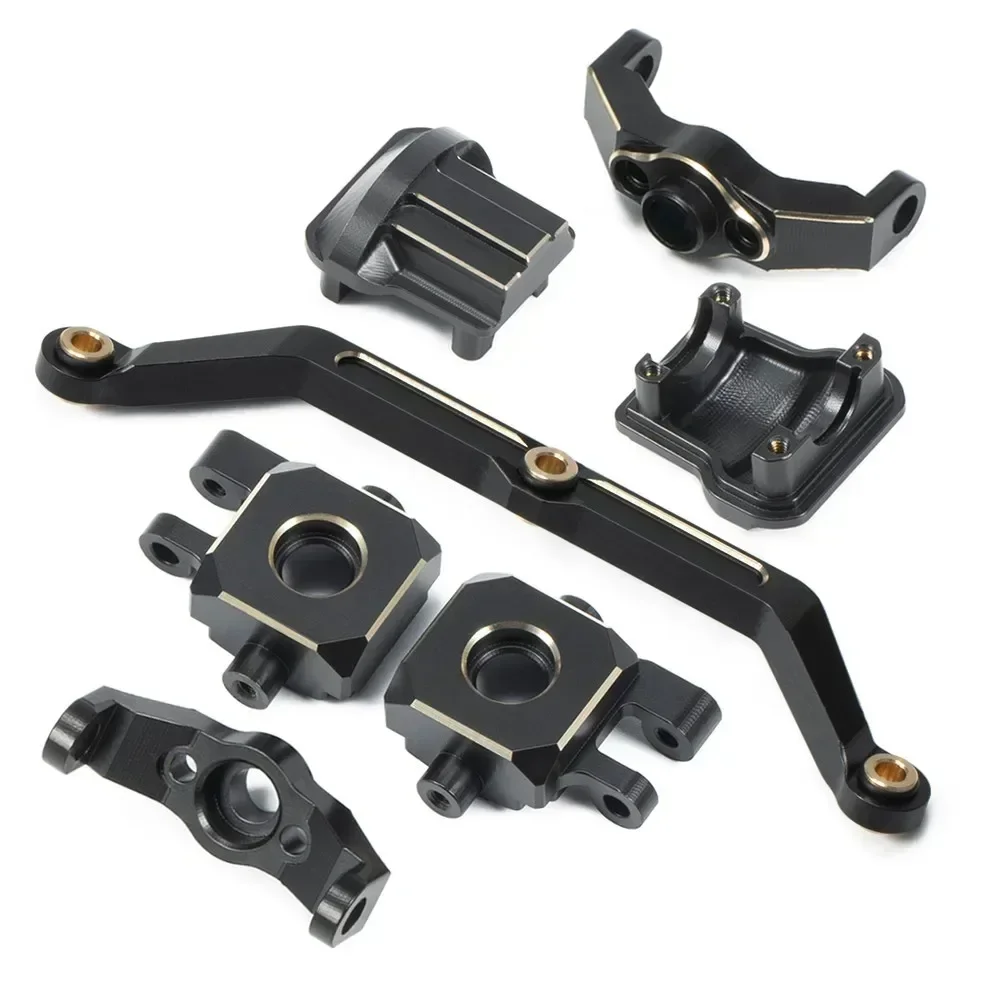 TRX-4M 브라스 웨이트 스티어링 링크 블록, 너클  - Rc Crawler Brass Upgrade Parts Weight 리뷰 및 가격