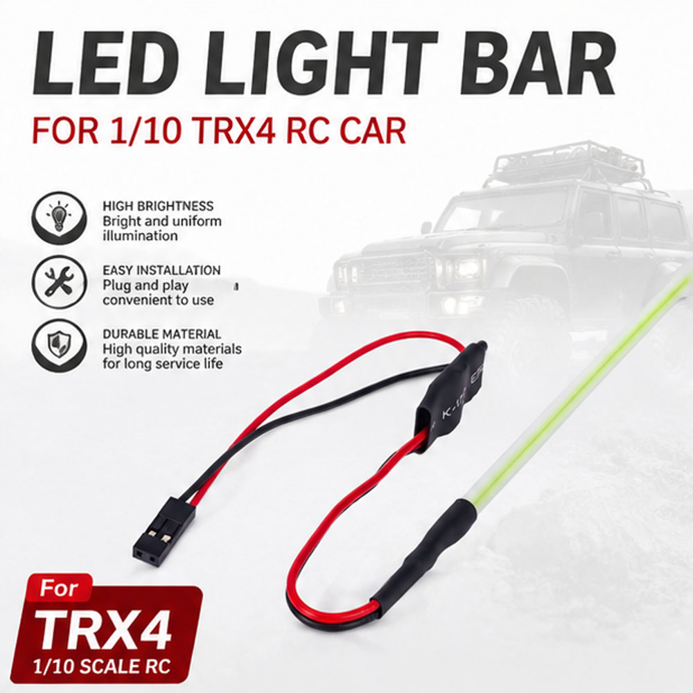 RC카 LED 라이트 바 스트립 테일 라이트 (액시얼  - Rc Crawler Led Light Kit Controller 리뷰 및 가격
