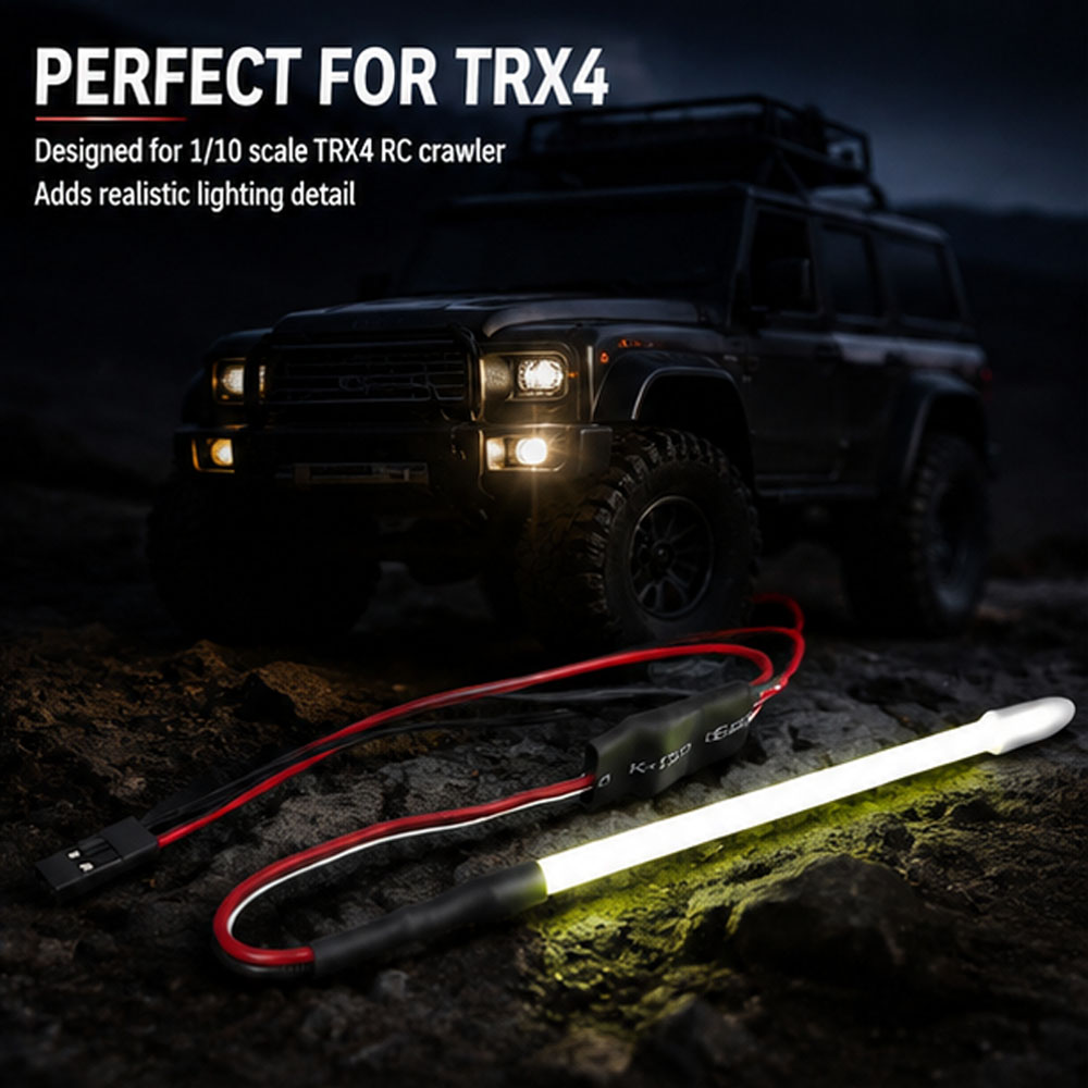 RC카 LED 라이트 바 스트립 테일 라이트 (액시얼  - Rc Crawler Led Light Kit Controller 리뷰 및 가격