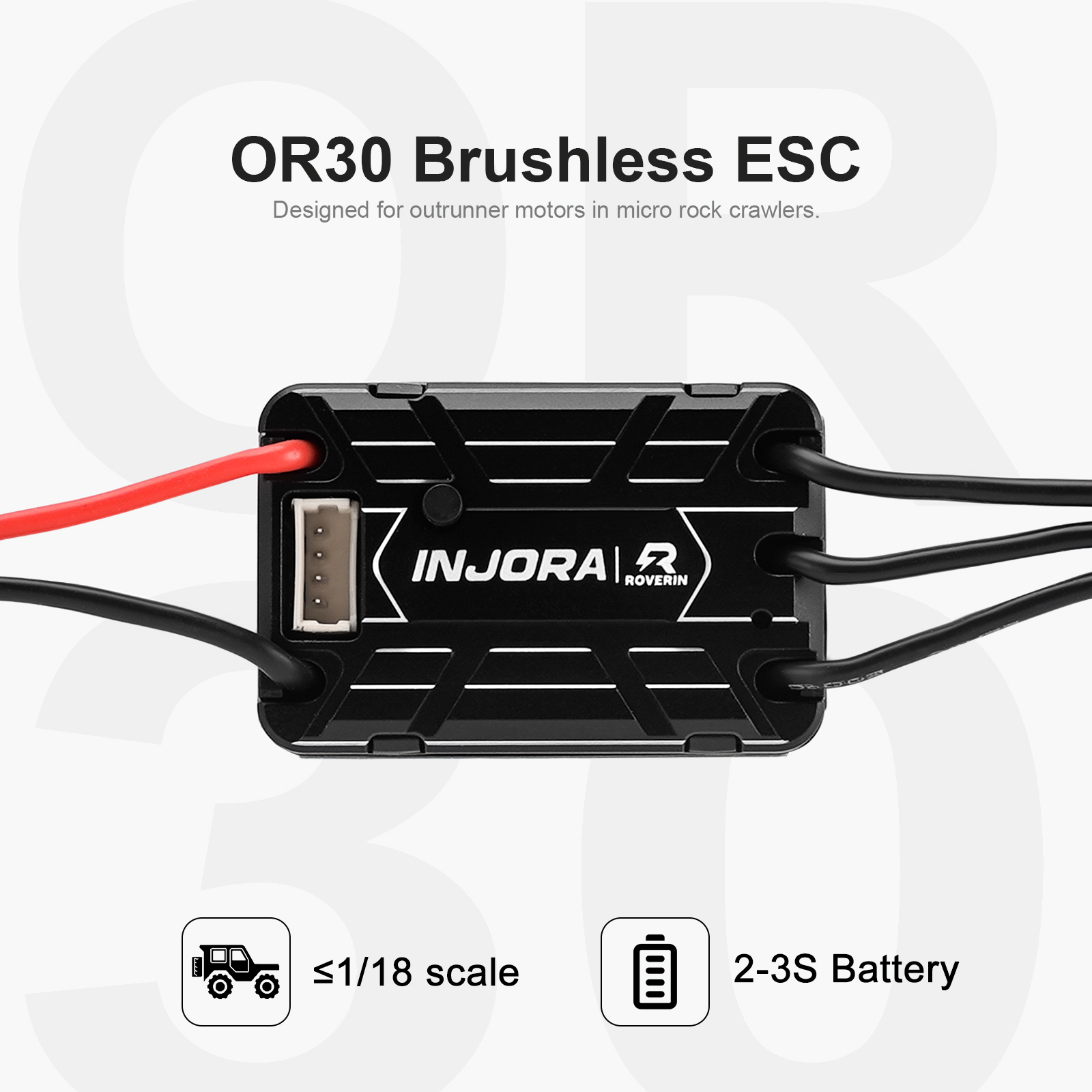 INJORA Roverin OR30 방수 브러시리스 E - Brushless Motor Esc Combo Rc Crawler 리뷰 및 가격