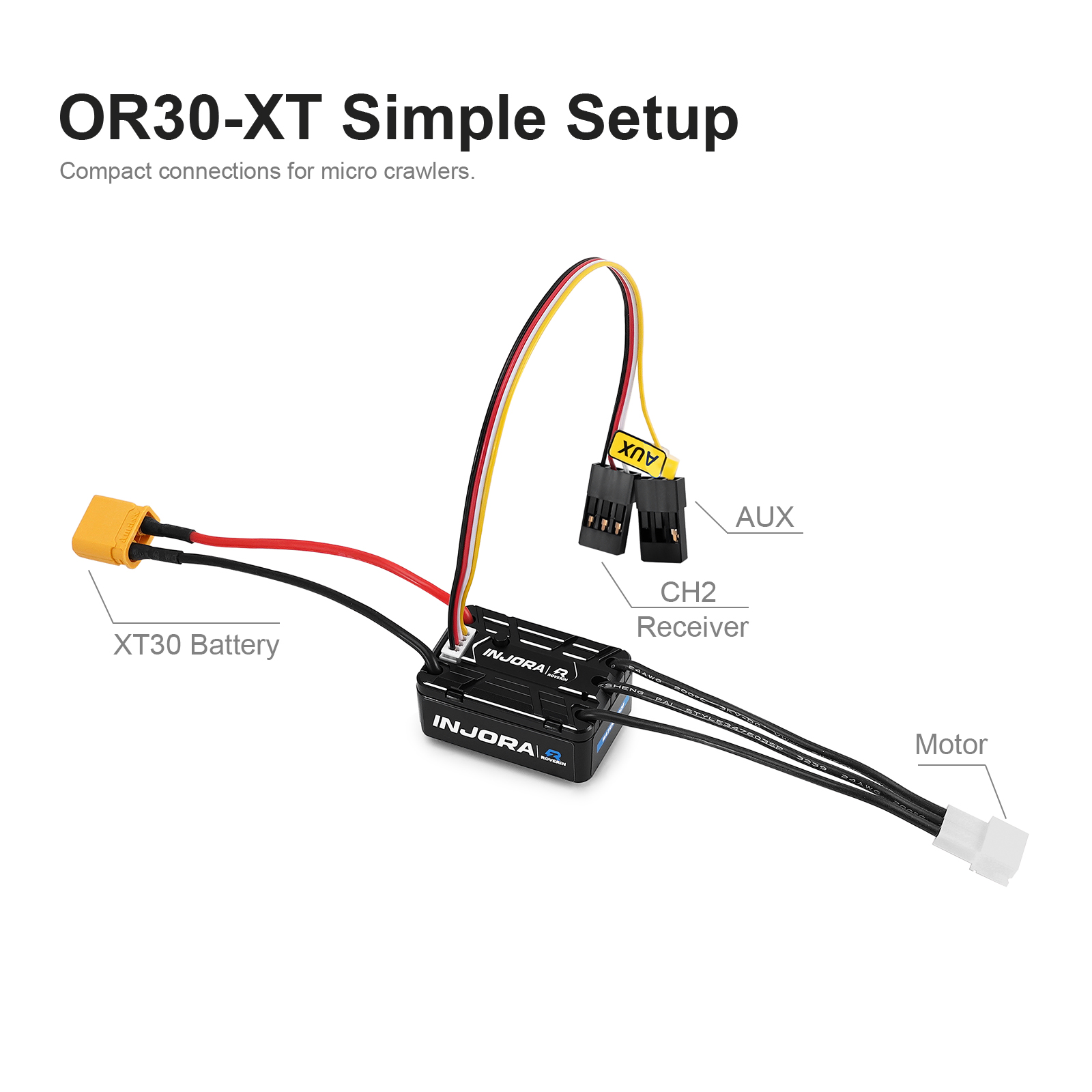 INJORA Roverin OR30 방수 브러시리스 E - Brushless Motor Esc Combo Rc Crawler 리뷰 및 가격