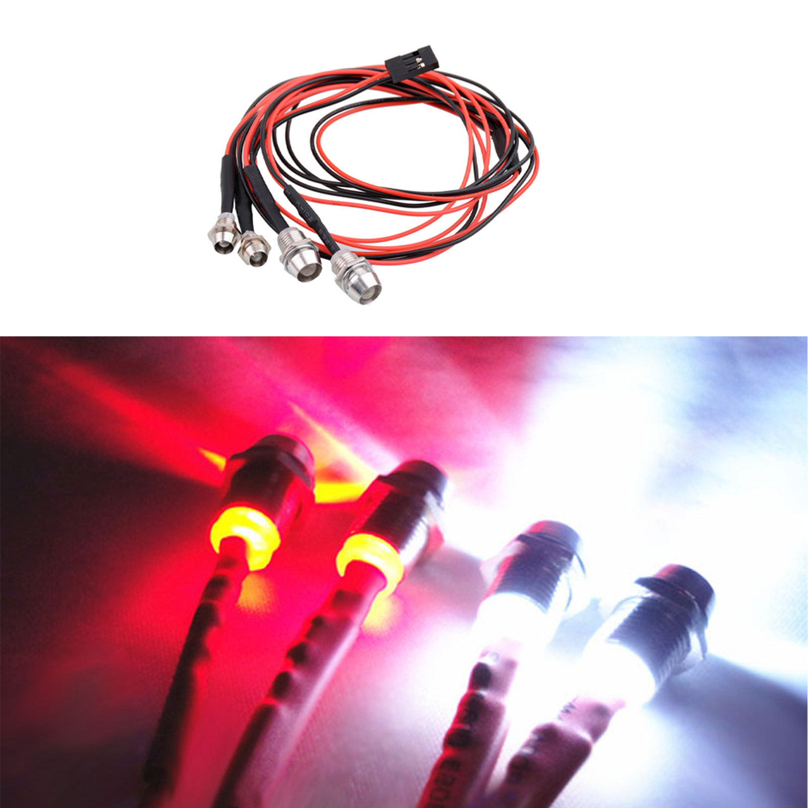 RC 자동차 LED 라이트 키트 (RC 자동차 크롤러  - Rc Crawler Led Light Kit Controller 리뷰 및 가격
