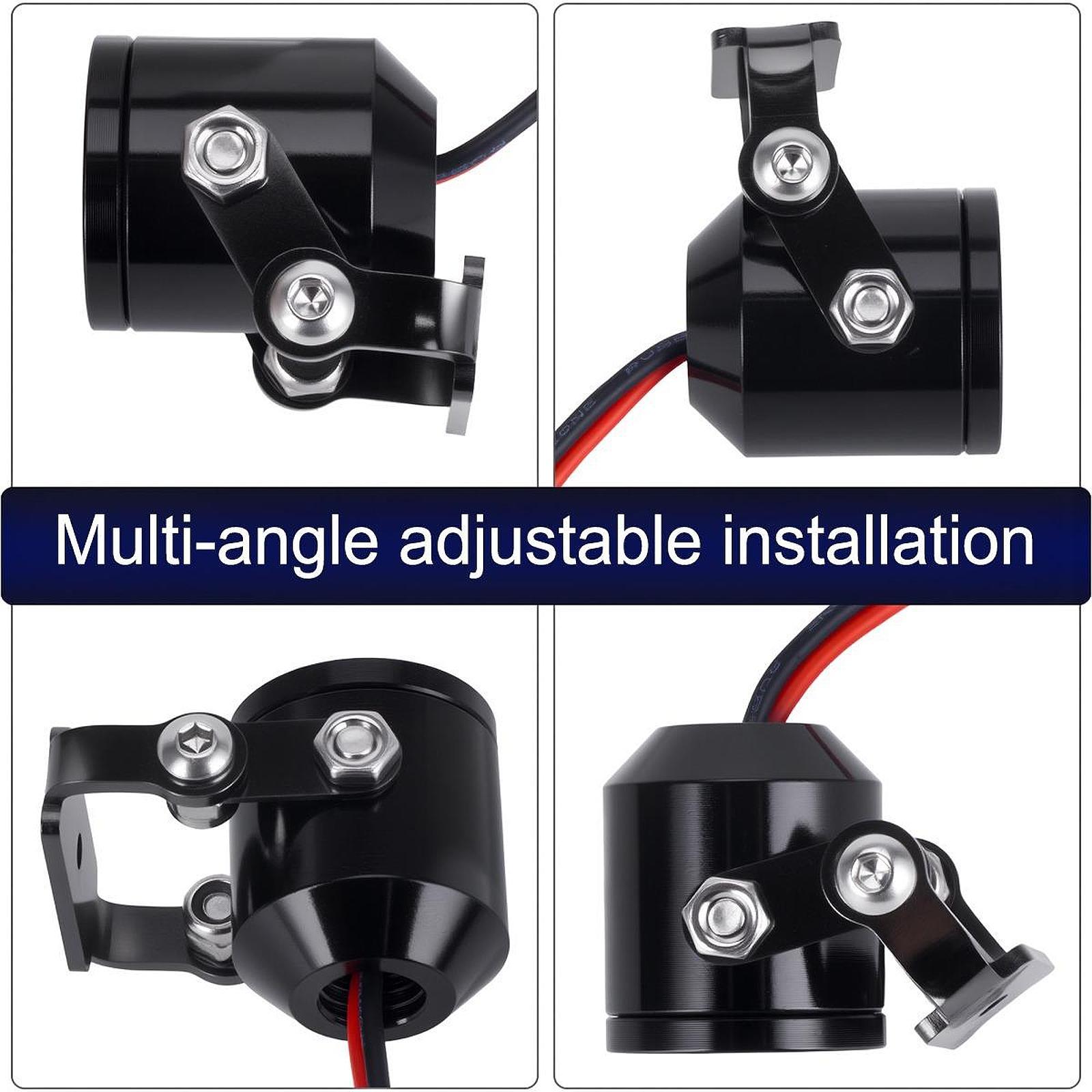 2개 RC 자동차 라이트 밝은 헤드라이트 스포트라이트  - Rc Crawler Led Light Kit Controller 리뷰 및 가격