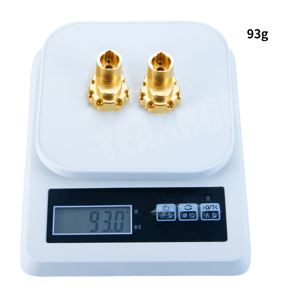 YEAHRUN 2Pcs 황동 리어 액슬 너클 컵 무게  - Rc Crawler Brass Upgrade Parts Weight 리뷰 및 가격