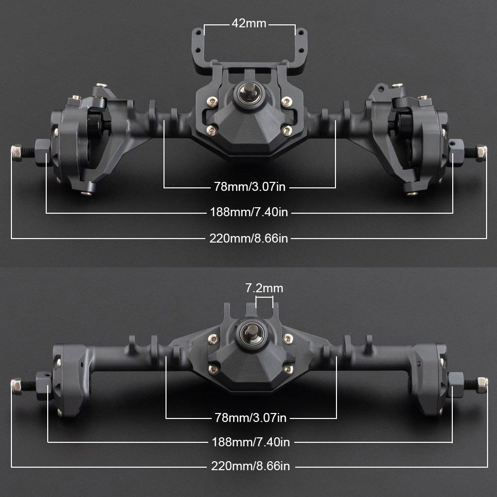 VS4 10 F9 Axial SCX10 II RC 크롤 - Portal Axle Metal Set Scx10 리뷰 및 가격