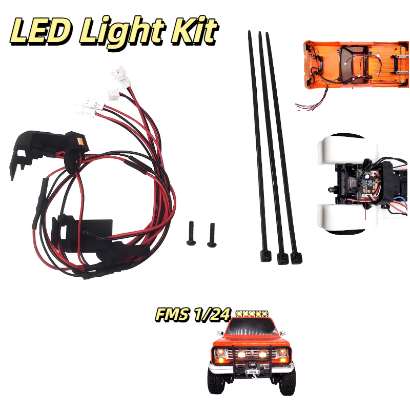 FCX24 1/24 크롤러 클라이밍 카 원격 제어 차량 - Rc Crawler Led Light Kit Controller 리뷰 및 가격