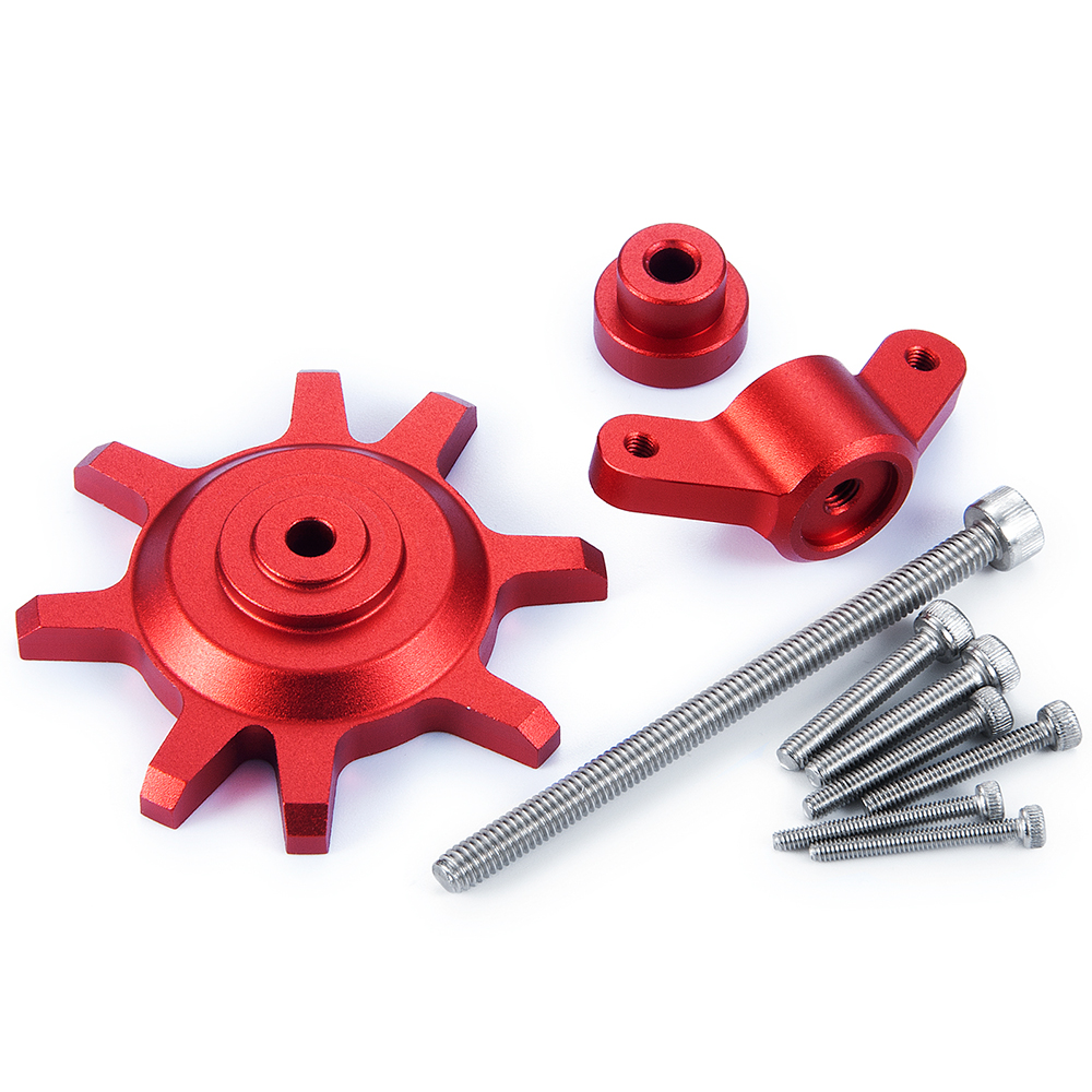 YEAHRUN 메탈릭 블랙/레드 타이어 조립/분해 보조 - Rc Crawler Beadlock Wheels 1.9 2.2 리뷰 및 가격