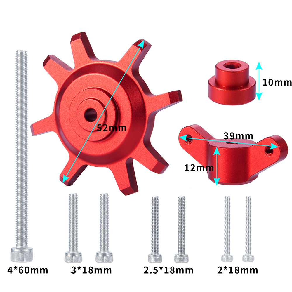 YEAHRUN 메탈릭 블랙/레드 타이어 조립/분해 보조 - Rc Crawler Beadlock Wheels 1.9 2.2 리뷰 및 가격