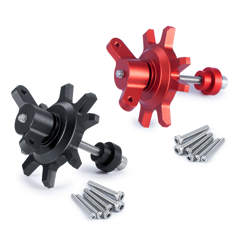 YEAHRUN 메탈릭 블랙/레드 타이어 조립/분해 보조 - Rc Crawler Beadlock Wheels 1.9 2.2 리뷰 및 가격