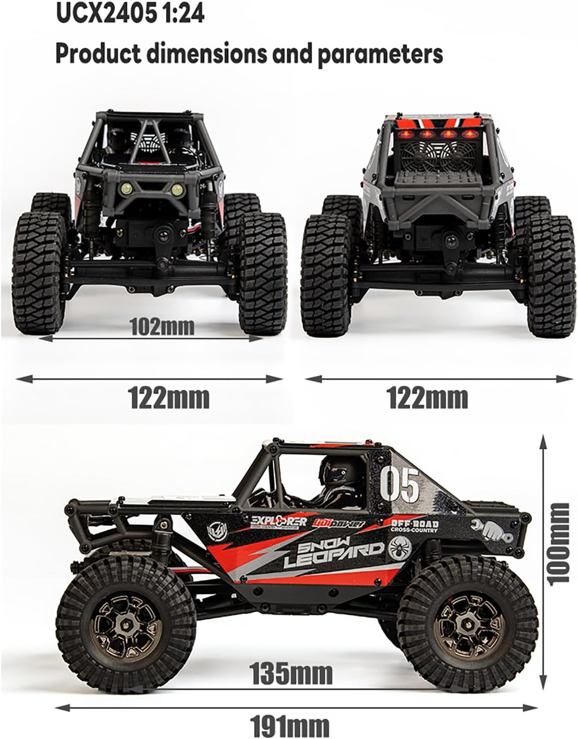 미국 내 재고, 1/24 스케일 4x4 UDI RC U - Rc Rock Crawler Rtr Brushless 리뷰 및 가격